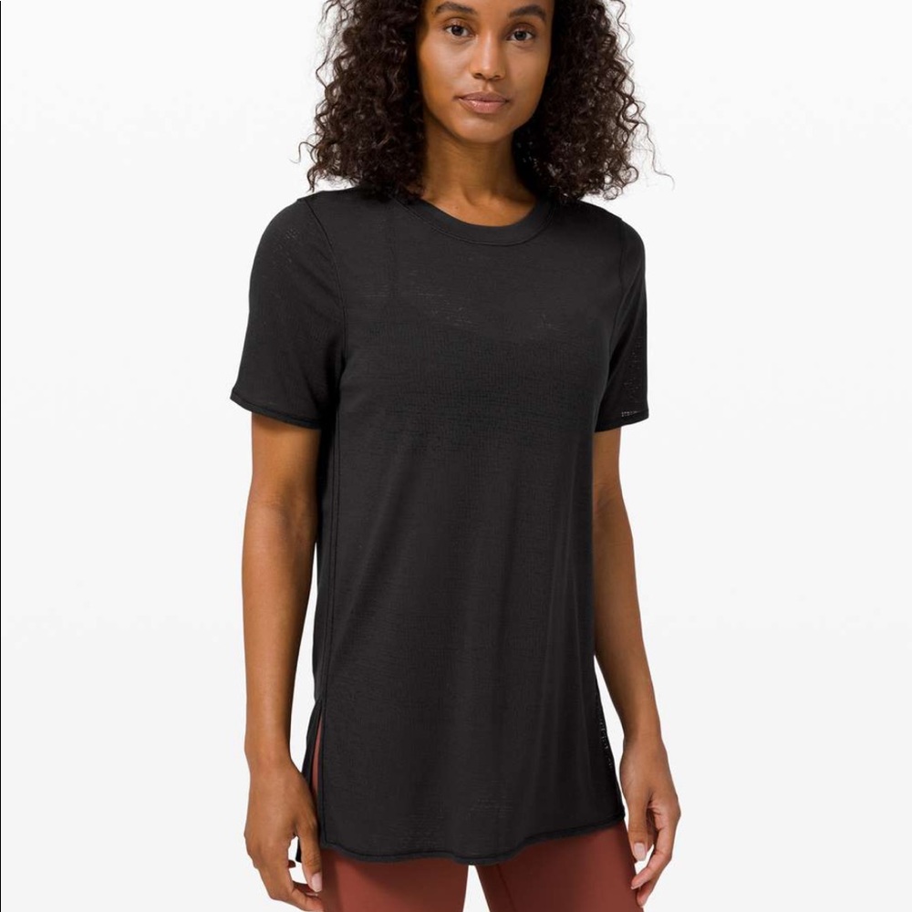 Lululemon Uncovered Tall Tee in black